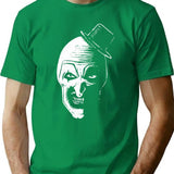Art The Clown The Creepy T-Shirt for Men & Women, T-Shirts Graphic Tee - Green