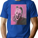 Art The Clown The Terrifier 3 T-Shirt for Men & Women, T-Shirts Graphic Tee - Blue