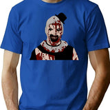 Art The Clown (11) T-Shirt for Men & Women, T-Shirts Graphic Tee - Blue