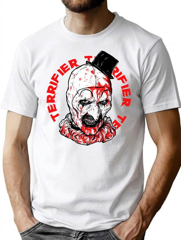 Art The Clown (12) T-Shirt for Men & Women, T-Shirts Graphic Tee - White