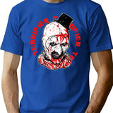 Art The Clown (12) T-Shirt for Men & Women, T-Shirts Graphic Tee - Blue