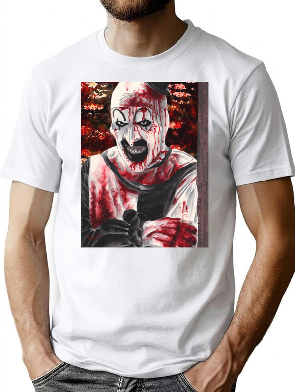 Art The Clown (13) T-Shirt for Men & Women, T-Shirts Graphic Tee - White