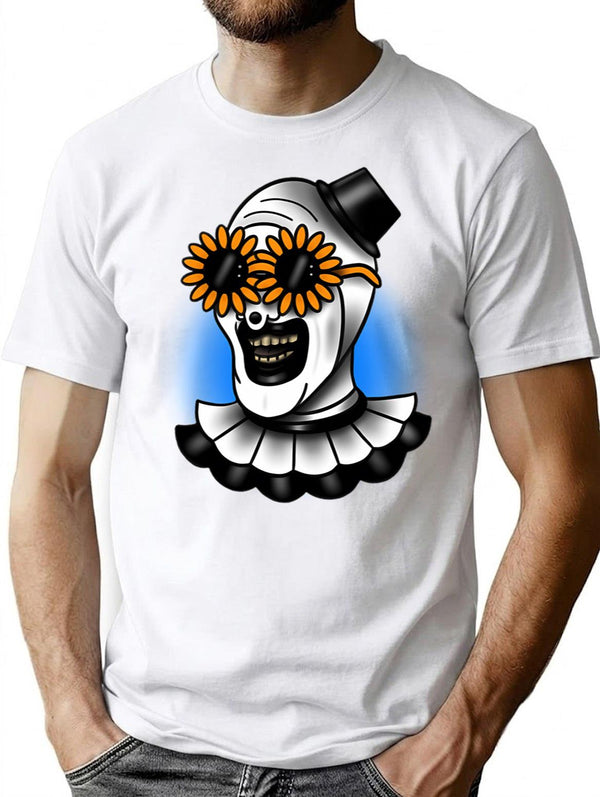 Art The Clown (14) T-Shirt for Men & Women, T-Shirts Graphic Tee - White