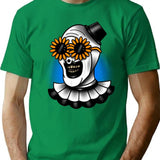 Art The Clown (14) T-Shirt for Men & Women, T-Shirts Graphic Tee - Green