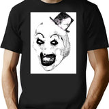 Art The Clown (15) T-Shirt for Men & Women, T-Shirts Graphic Tee - Black