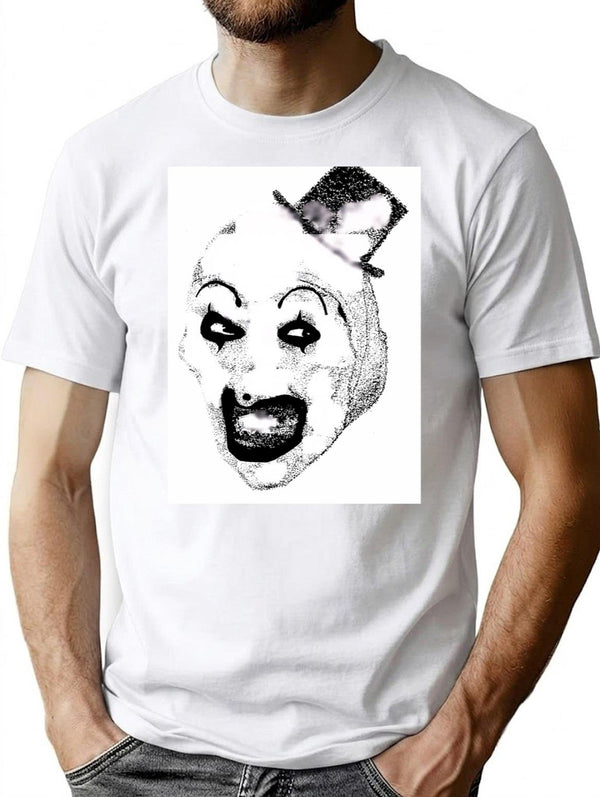 Art The Clown (15) T-Shirt for Men & Women, T-Shirts Graphic Tee - White