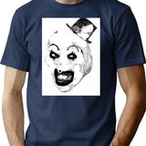 Art The Clown (15) T-Shirt for Men & Women, T-Shirts Graphic Tee - Navy