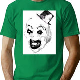 Art The Clown (15) T-Shirt for Men & Women, T-Shirts Graphic Tee - Green