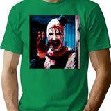 Art The Clown (16) T-Shirt for Men & Women, T-Shirts Graphic Tee - Green