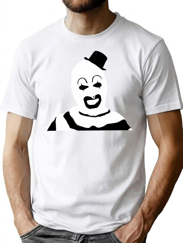 Art The Clown (18) T-Shirt for Men & Women, T-Shirts Graphic Tee - White