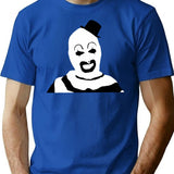 Art The Clown (18) T-Shirt for Men & Women, T-Shirts Graphic Tee - Blue