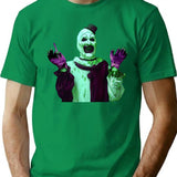 Art The Clown (23) T-Shirt for Men & Women, T-Shirts Graphic Tee - Green
