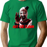 Art The Clown (26) T-Shirt for Men & Women, T-Shirts Graphic Tee - Green