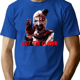 Art The Clown (26) T-Shirt for Men & Women, T-Shirts Graphic Tee - Blue