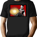 Art The Clown (27) T-Shirt for Men & Women, T-Shirts Graphic Tee - Black