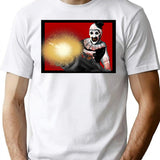 Art The Clown (27) T-Shirt for Men & Women, T-Shirts Graphic Tee - White