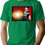 Art The Clown (27) T-Shirt for Men & Women, T-Shirts Graphic Tee - Green