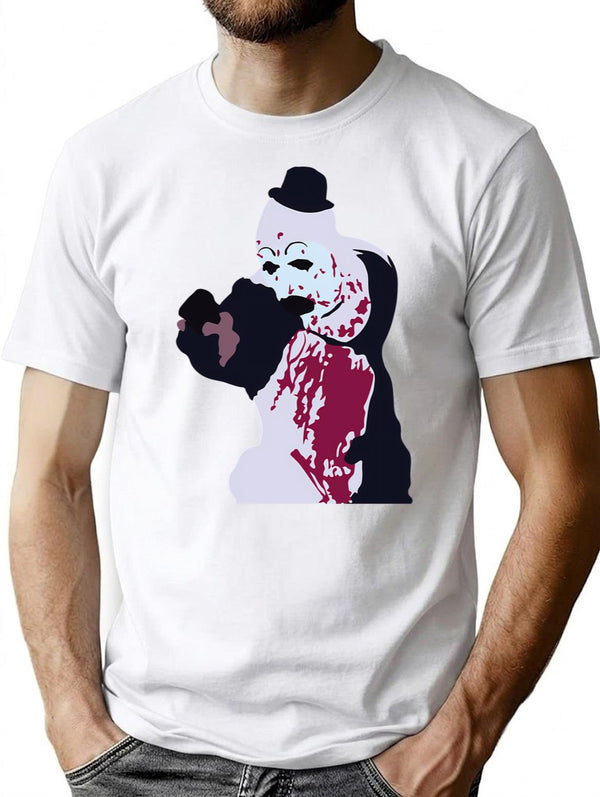 Art The Clown (28) T-Shirt for Men & Women, T-Shirts Graphic Tee - White