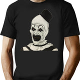 Art The Clown (2) T-Shirt for Men & Women, T-Shirts Graphic Tee - Black