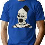 Art The Clown (2) T-Shirt for Men & Women, T-Shirts Graphic Tee - Blue