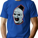 Art The Clown (30) T-Shirt for Men & Women, T-Shirts Graphic Tee - Blue