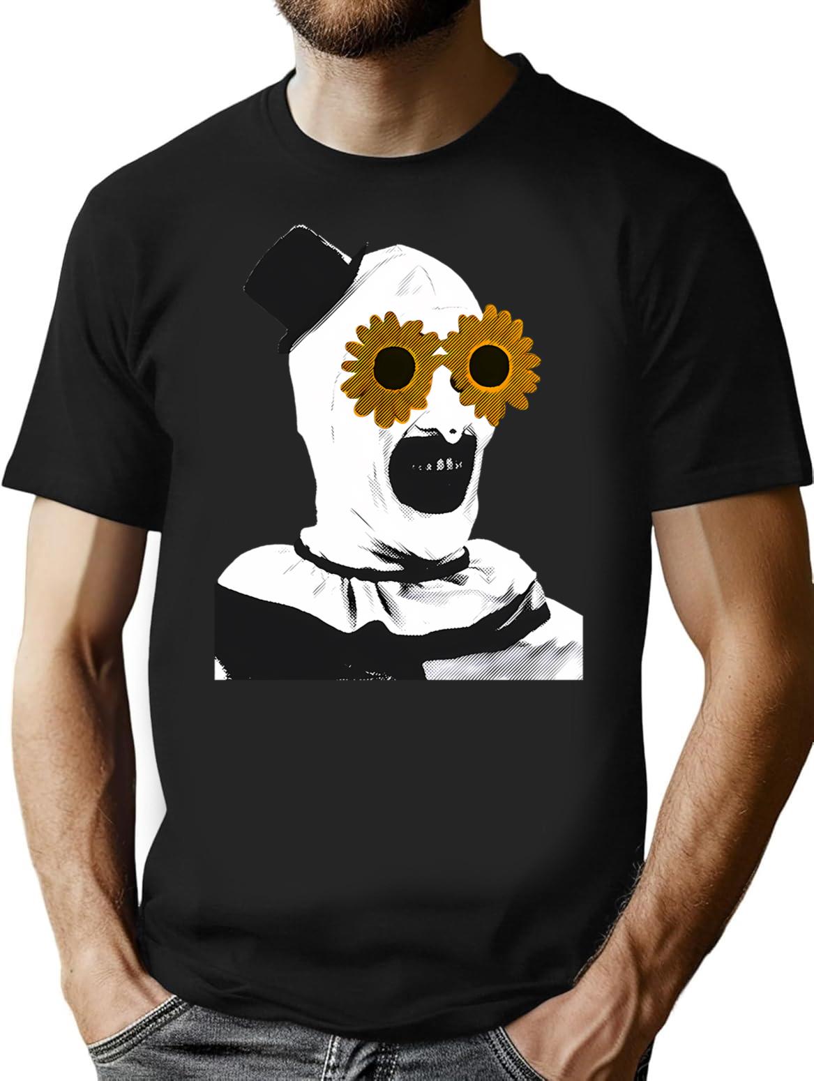 Art The Clown (32) T-Shirt for Men & Women, T-Shirts Graphic Tee - Black