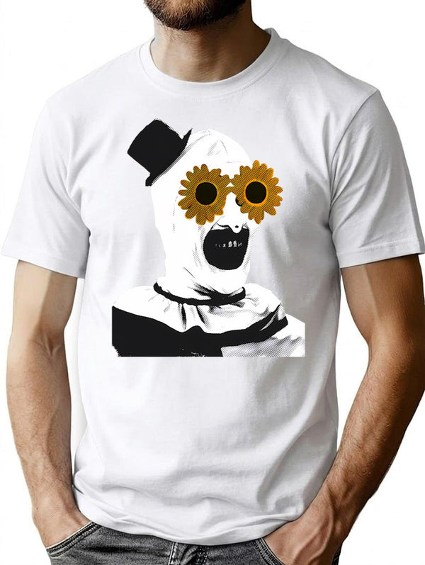 Art The Clown (32) T-Shirt for Men & Women, T-Shirts Graphic Tee - White
