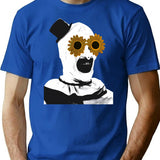 Art The Clown (32) T-Shirt for Men & Women, T-Shirts Graphic Tee - Blue