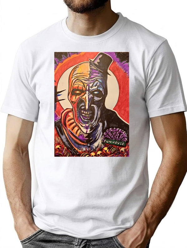 Art The Clown (34) T-Shirt for Men & Women, T-Shirts Graphic Tee - White