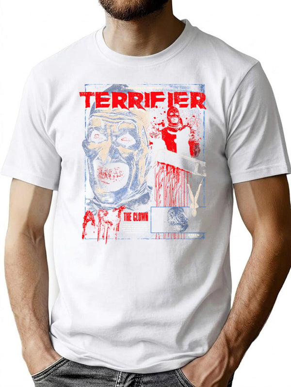 Art The Clown (35) T-Shirt for Men & Women, T-Shirts Graphic Tee - White