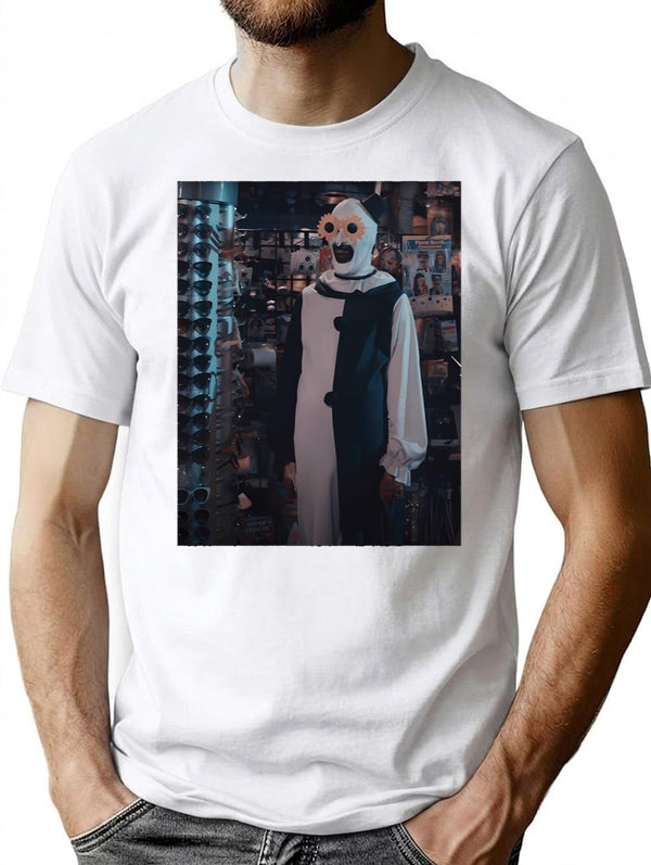 Art The Clown (3) T-Shirt for Men & Women, T-Shirts Graphic Tee - White