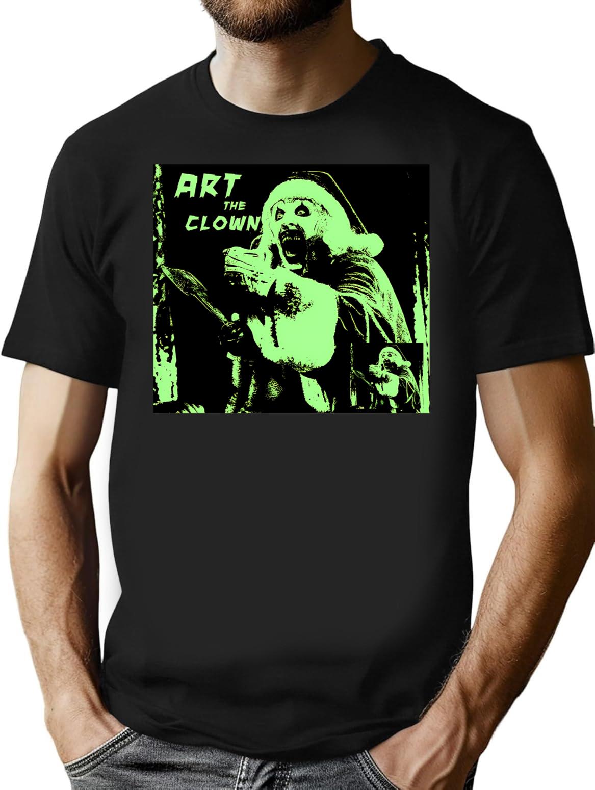 Art The Clown (5) T-Shirt for Men & Women, T-Shirts Graphic Tee - Black