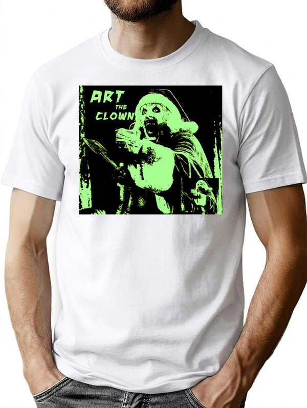 Art The Clown (5) T-Shirt for Men & Women, T-Shirts Graphic Tee - White