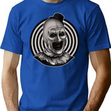 Art The Clown (6) T-Shirt for Men & Women, T-Shirts Graphic Tee - Blue