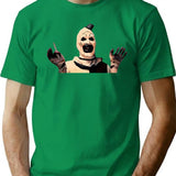 Art The Clown (8) T-Shirt for Men & Women, T-Shirts Graphic Tee - Green
