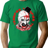 Art The Clown (9) T-Shirt for Men & Women, T-Shirts Graphic Tee - Green