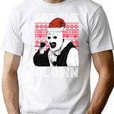 Art-The-Clown T-Shirt for Men & Women, T-Shirts Graphic Tee - White