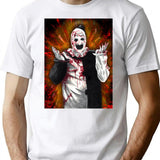Art The Clown T-Shirt for Men & Women, T-Shirts Graphic Tee - White