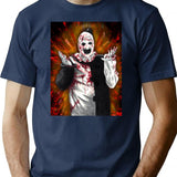 Art The Clown T-Shirt for Men & Women, T-Shirts Graphic Tee - Navy