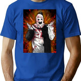 Art The Clown T-Shirt for Men & Women, T-Shirts Graphic Tee - Blue