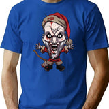 Art The 'Holiday' Clown T-Shirt T-Shirt for Men & Women, T-Shirts Graphic Tee - Blue