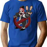 Artbusters Terrifier Movie Halloween T-Shirt for Men & Women, T-Shirts Graphic Tee - Blue
