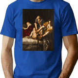 Artemisia Gentileschi'S Judith Slaying Holofernes T-Shirt for Men & Women, T-Shirts Graphic Tee - Blue