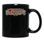 Ascot Speedway 1957 Long Black Coffee Mug, Gift Coffee Mug - Black