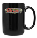 Ascot Speedway 1957 Long Black Coffee Mug, Gift Coffee Mug