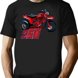 Atc 1981 250R T-Shirt for Men & Women, T-Shirts Graphic Tee - Black