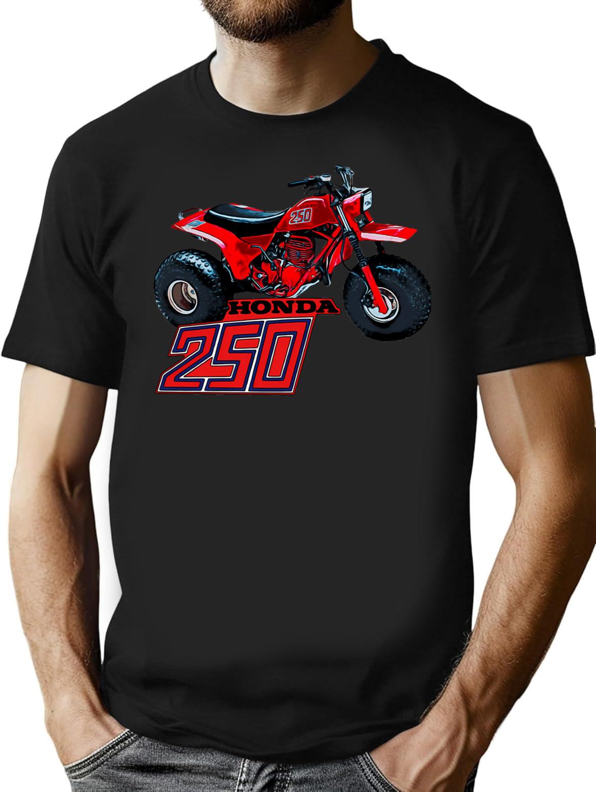 Atc 1981 250R T-Shirt for Men & Women, T-Shirts Graphic Tee - Black