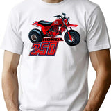 Atc 1981 250R T-Shirt for Men & Women, T-Shirts Graphic Tee - White