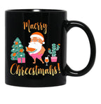 Australian Christmas Black Coffee Mug, Gift Coffee Mug - Black