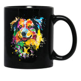 Australian Shepherd Gift For Aussie Mom Australian Shepherd Black Coffee Mug, Gift Coffee Mug - Black
